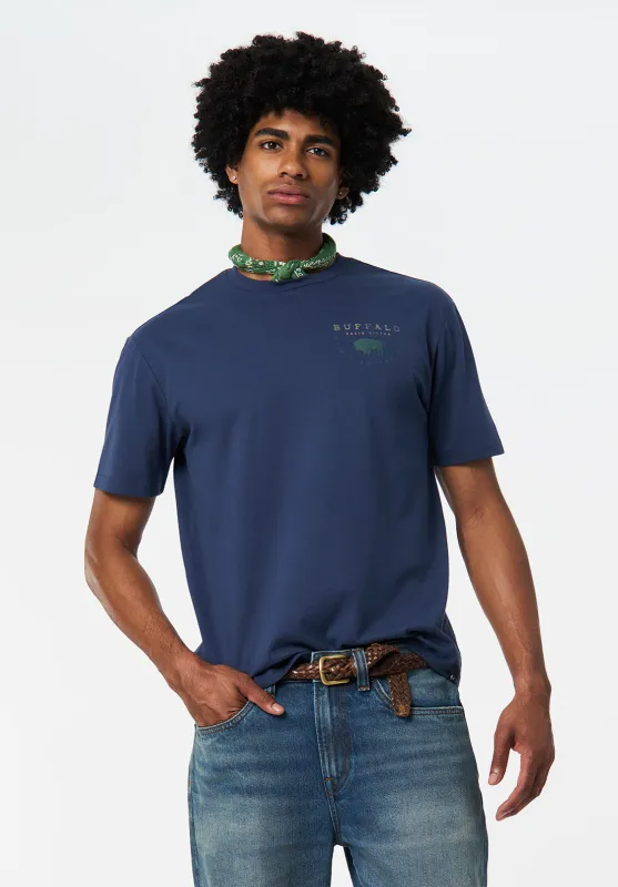 Tarek Men's Graphic T-Shirt with Smoke Show Print, Whale - BM24713 sold by Buffalo David Bitton