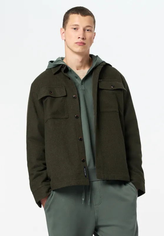 Jace Men's Shacket, Fern - BM24719 sold by Buffalo David Bitton