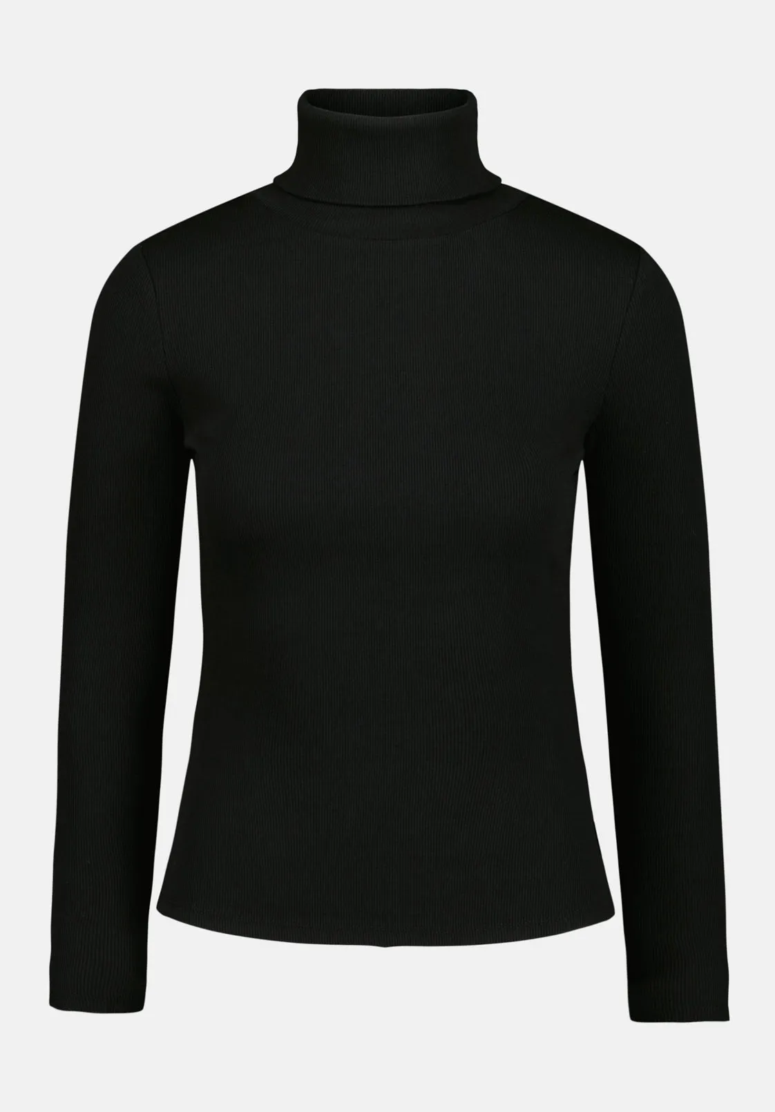 Mavra Women's Ribbed Turtleneck Top, Black - KT0241 sold by Buffalo David Bitton product image thumbnail 5