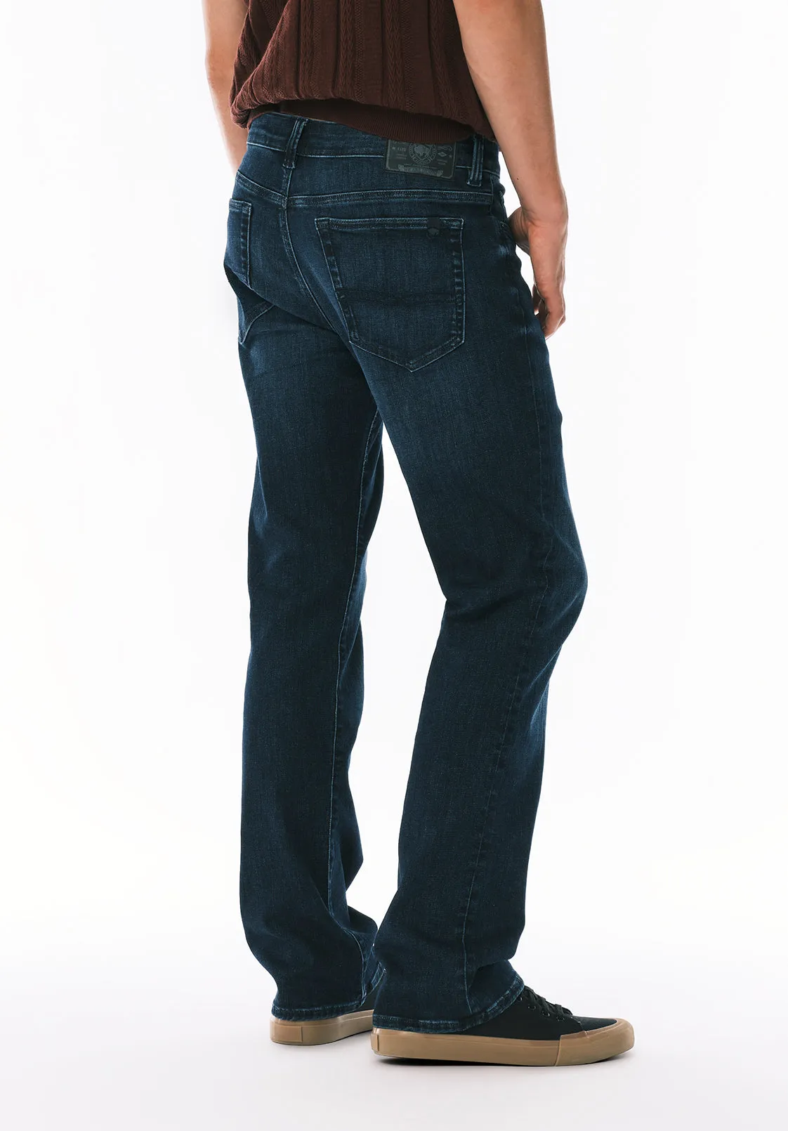 Slim Boot King Men's Jeans, Antique Sanded Indigo - BM26113 sold by Buffalo David Bitton product image thumbnail 3
