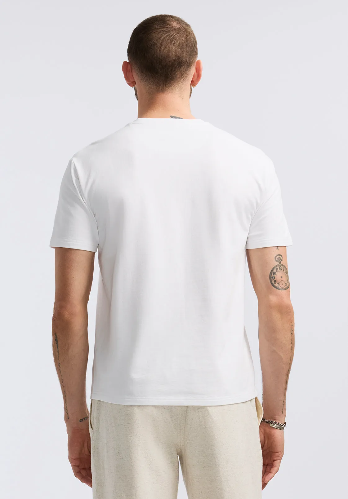 Tomba Men's Graphic T-Shirt with Raised Logo Print, White - BM24728 sold by Buffalo David Bitton product image thumbnail 3