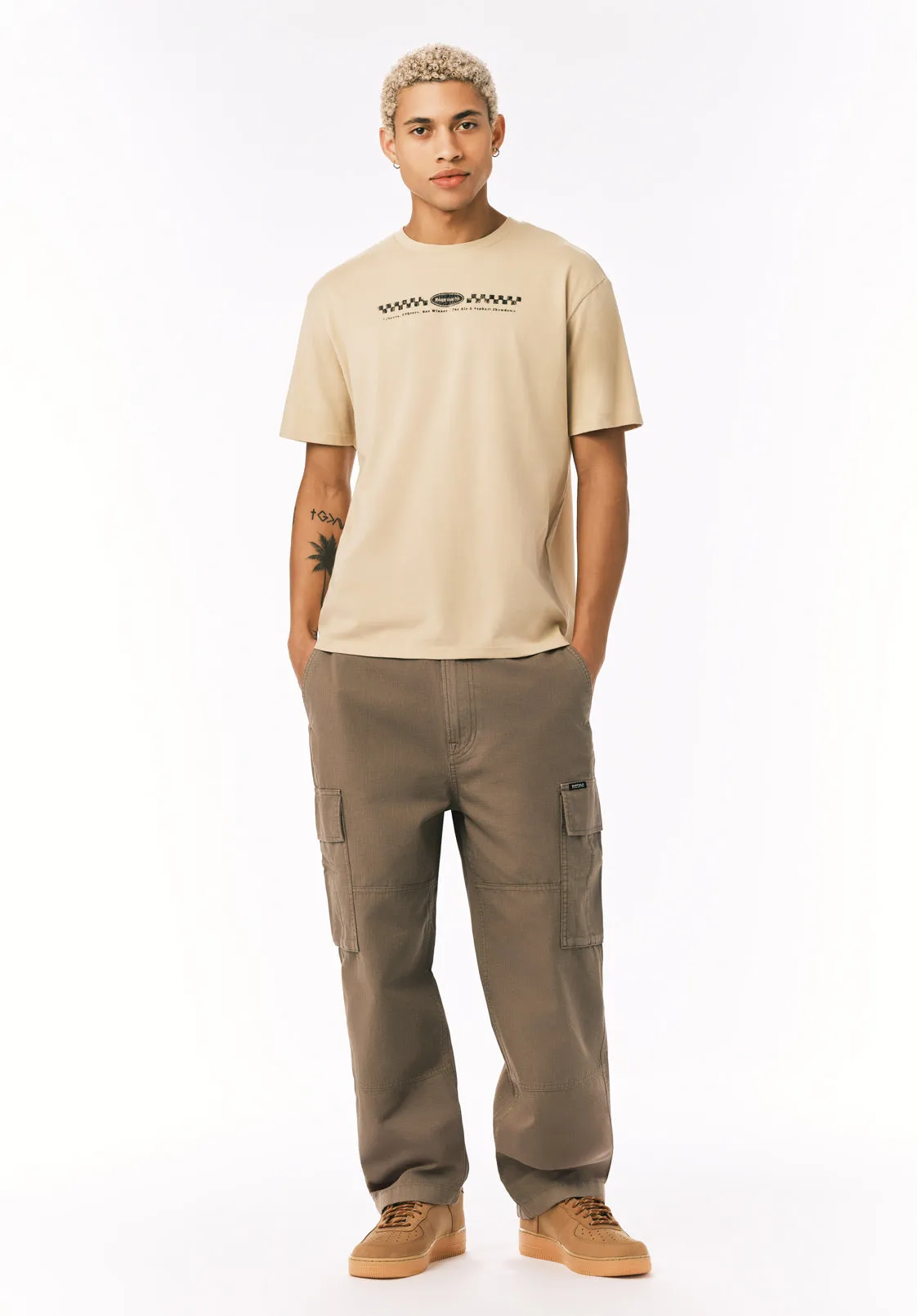 Tazul Men’s Vintage Racing Print Graphic Tee, Boulder - BM24841 sold by Buffalo David Bitton product image thumbnail 4