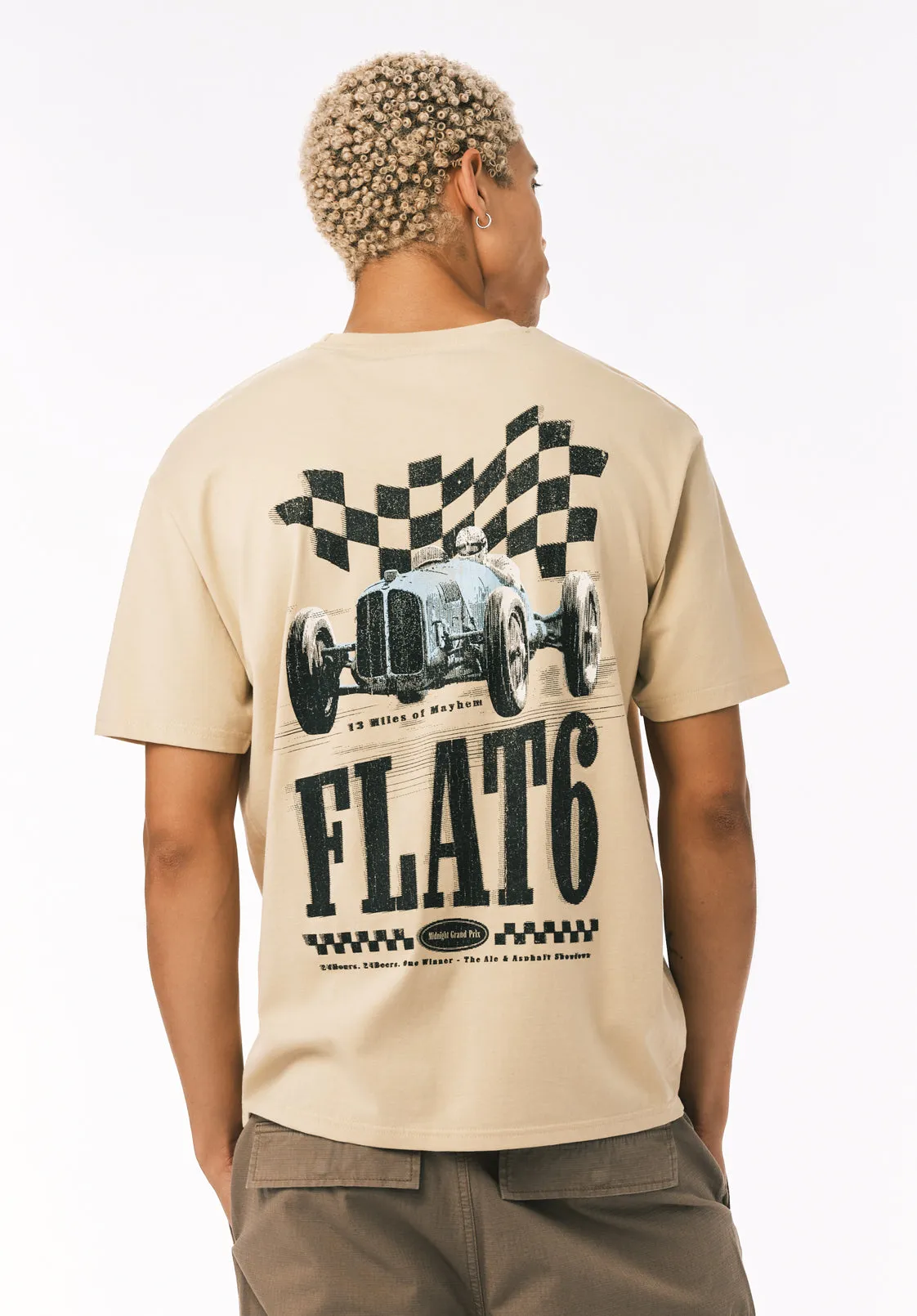Tazul Men’s Vintage Racing Print Graphic Tee, Boulder - BM24841 sold by Buffalo David Bitton product image thumbnail 2