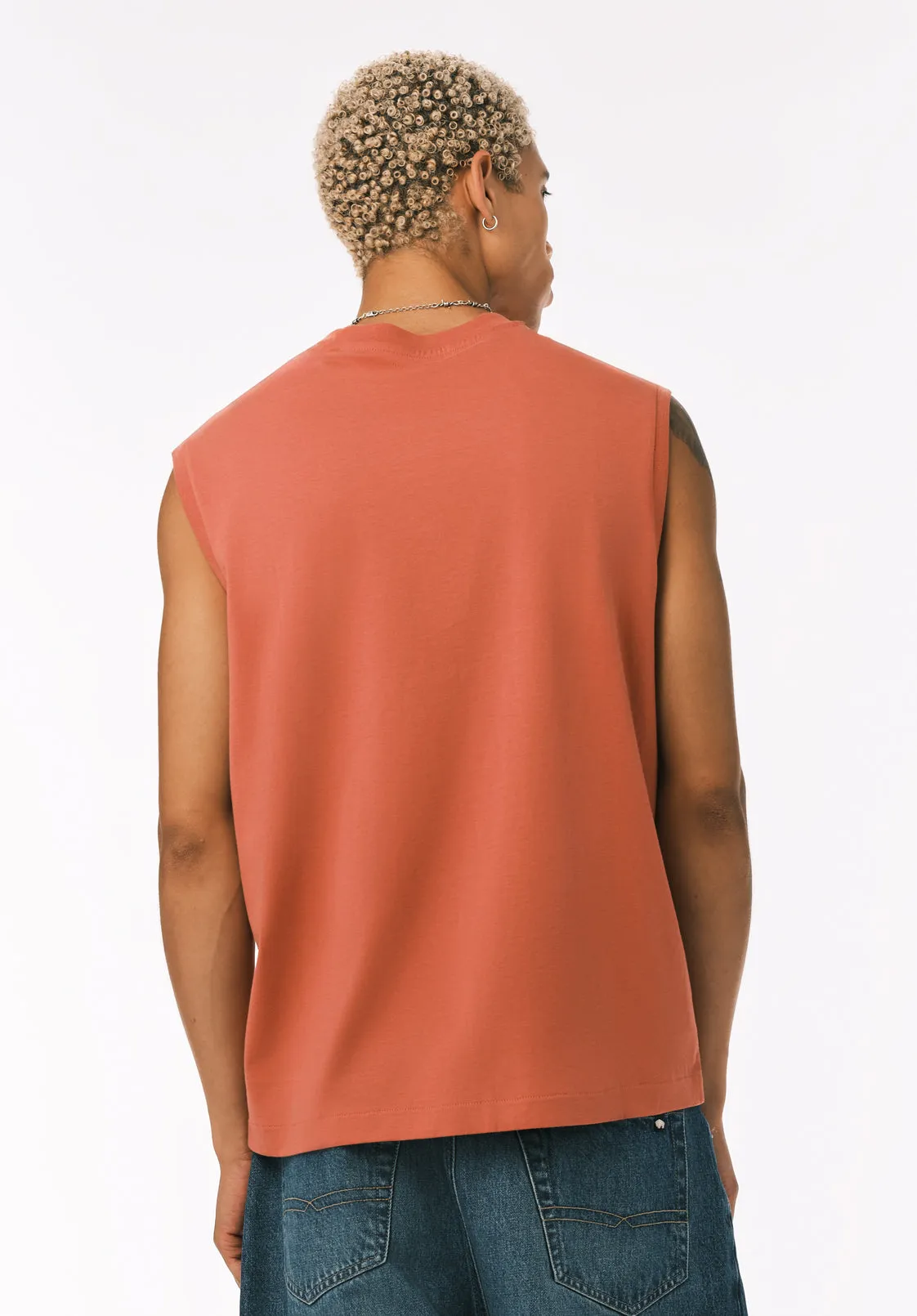 Kingster Men's Sleeveless Top, Mineral Red - BM24601 sold by Buffalo David Bitton product image thumbnail 5