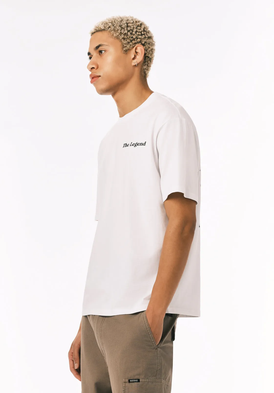 Tizak Men’s Negroni Club Graphic T-Shirt, White - BM24844 sold by Buffalo David Bitton product image thumbnail 5