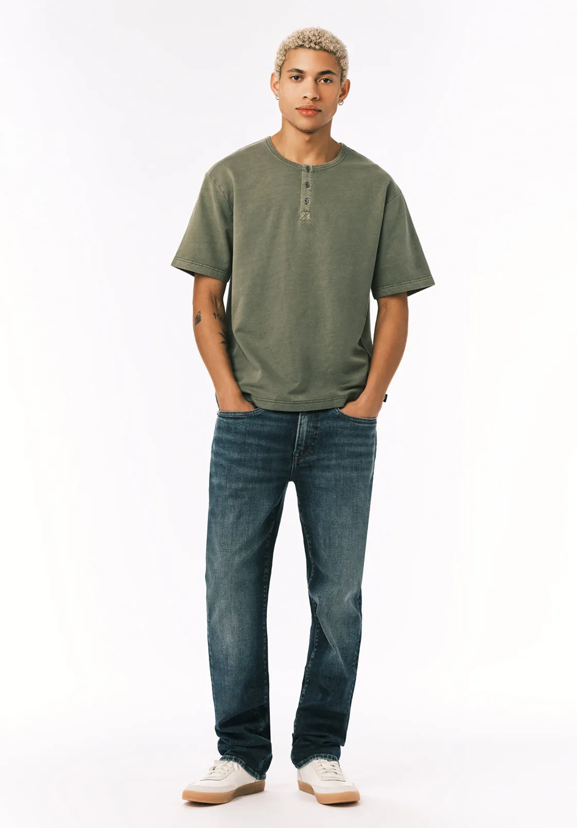 Straight Six Men's Jeans, Contrast Antique - BM26186 sold by Buffalo David Bitton product image thumbnail 4