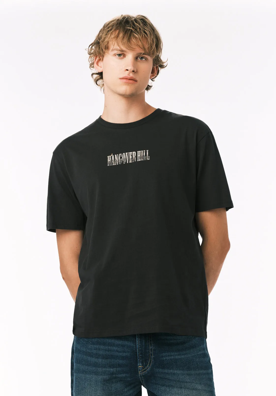 Turen Men’s Hangover Hill Trail Graphic T-Shirt, Black - BM24839 sold by Buffalo David Bitton