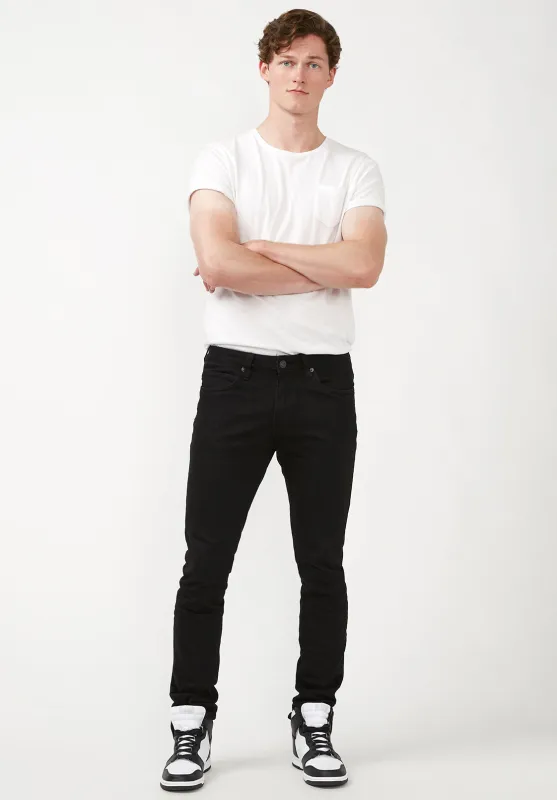 Max Men's Skinny Jeans, Midnight Wax Black - BM16780 made by Buffalo David Bitton
