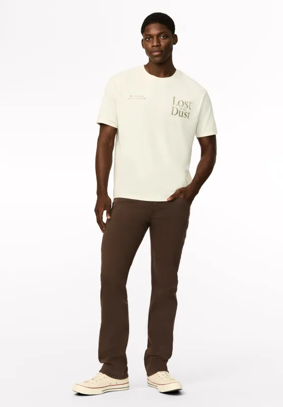 Talbert Men's Lost in the Dust Graphic Tee, Milk - BM24969 made by Buffalo David Bitton