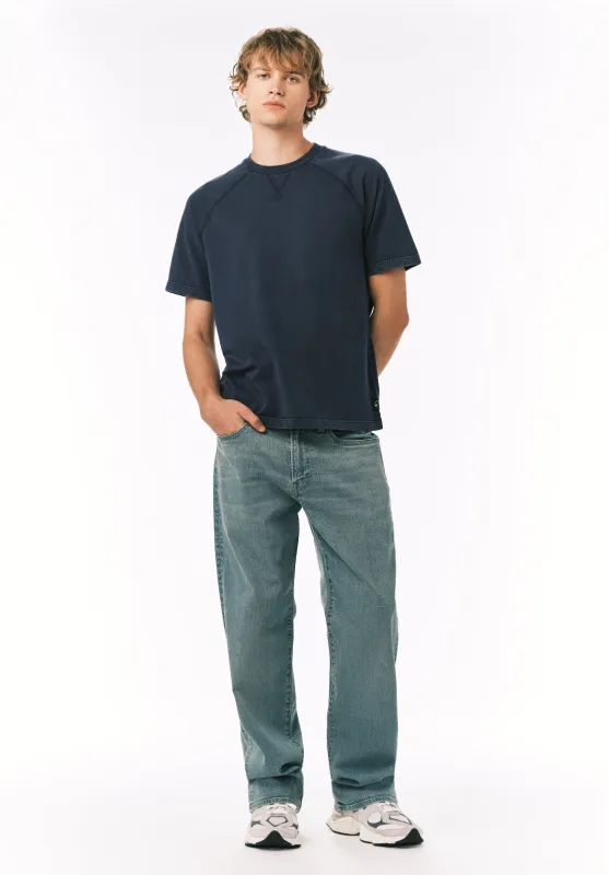 Ruffer Men's Easy Fit Jeans, Faded Wash - BM26166 made by Buffalo David Bitton
