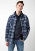 Sandis Fleece Shacket in Mirage Plaid - BPM14426 sold by Buffalo David Bitton