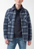 Sandis Fleece Shacket in Mirage Plaid - BPM14426 sold by Buffalo David Bitton