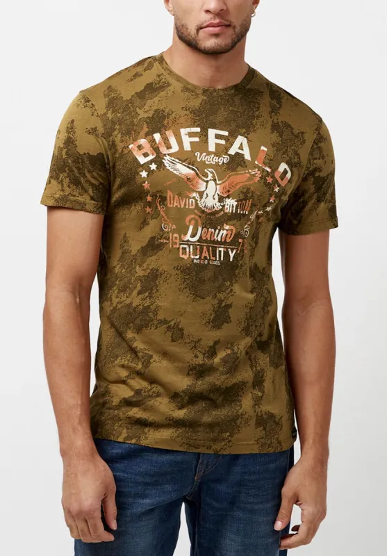 Tibrun Printed Wash T-Shirt - BM23858 sold by Buffalo David Bitton