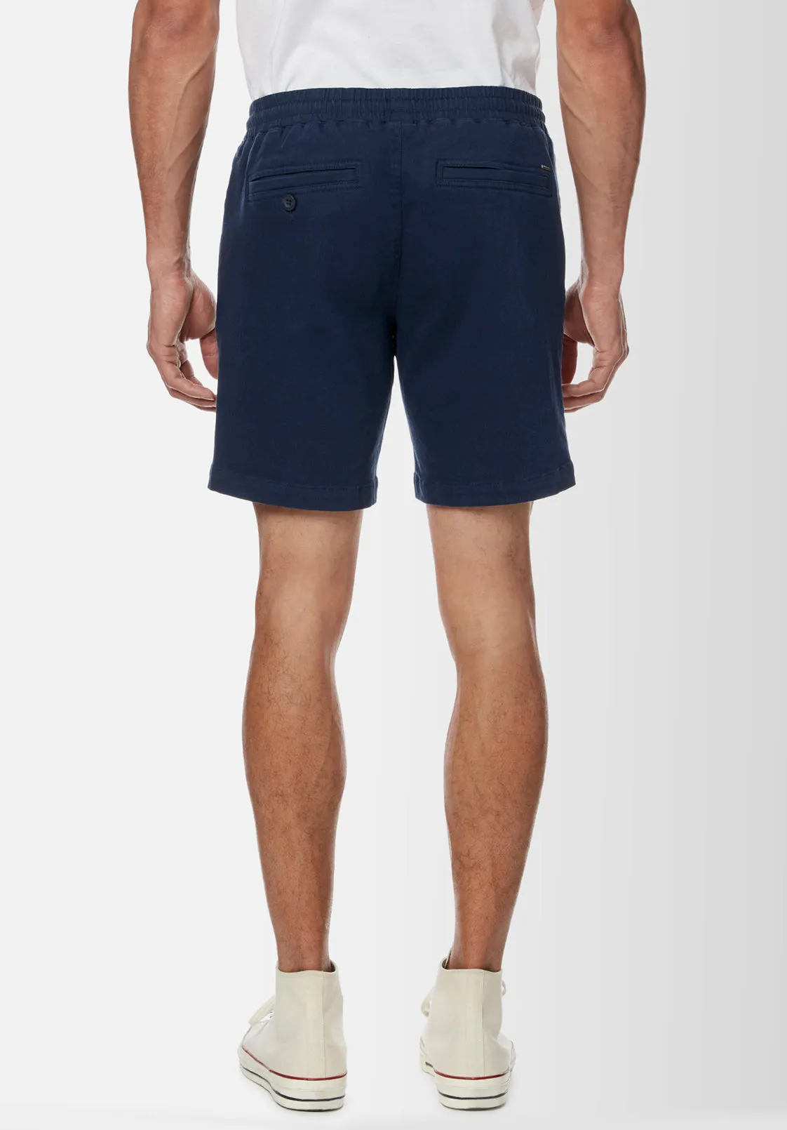 Higgers Cotton Twill Blend Navy Shorts - BM23934 sold by Buffalo David Bitton product image thumbnail 2