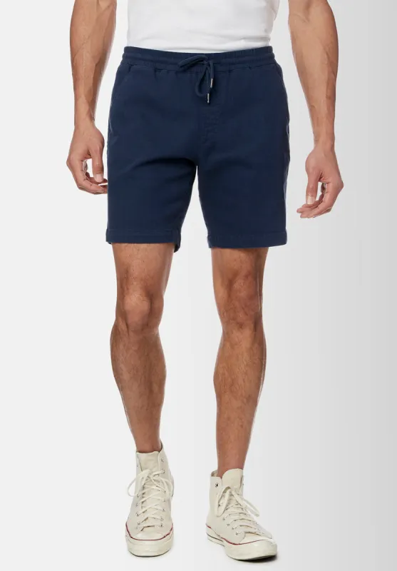 Higgers Cotton Twill Blend Navy Shorts - BM23934 sold by Buffalo David Bitton
