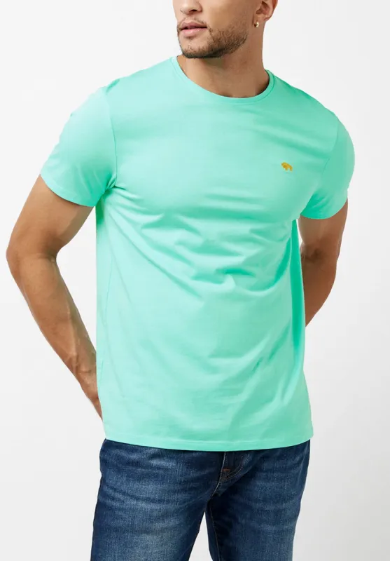 Tipima Men’s Short-Sleeve T-Shirt in Teal - BM23834 sold by Buffalo David Bitton