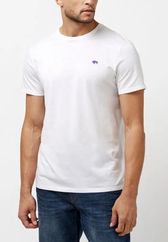 Tipima Men’s Short-Sleeve T-Shirt in White - BM23834 sold by Buffalo David Bitton