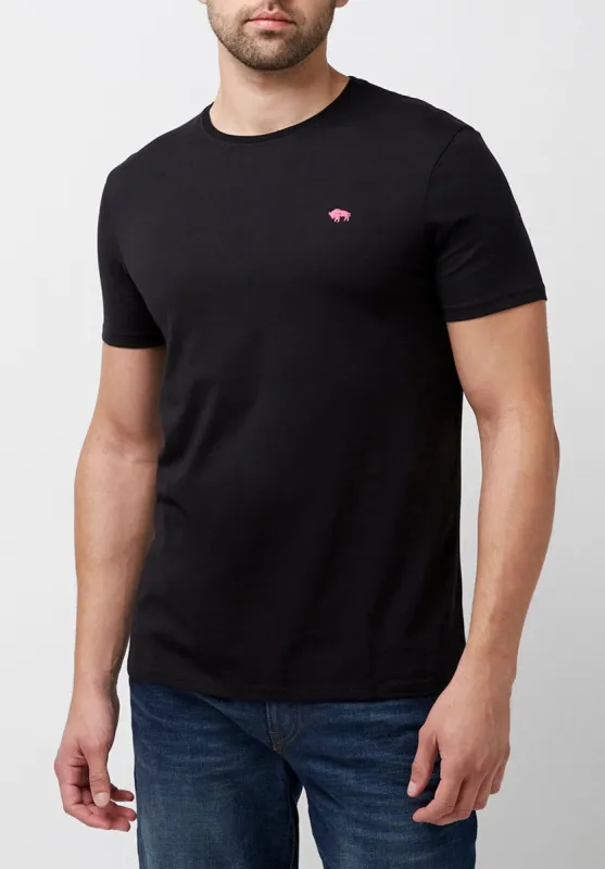 Tipima Men’s Short-Sleeve T-Shirt in Black - BM23834 sold by Buffalo David Bitton