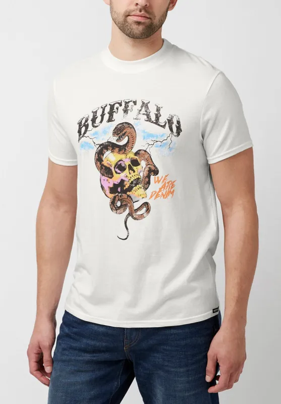 Tisix Snake & Skull T-Shirt - BM23865 sold by Buffalo David Bitton