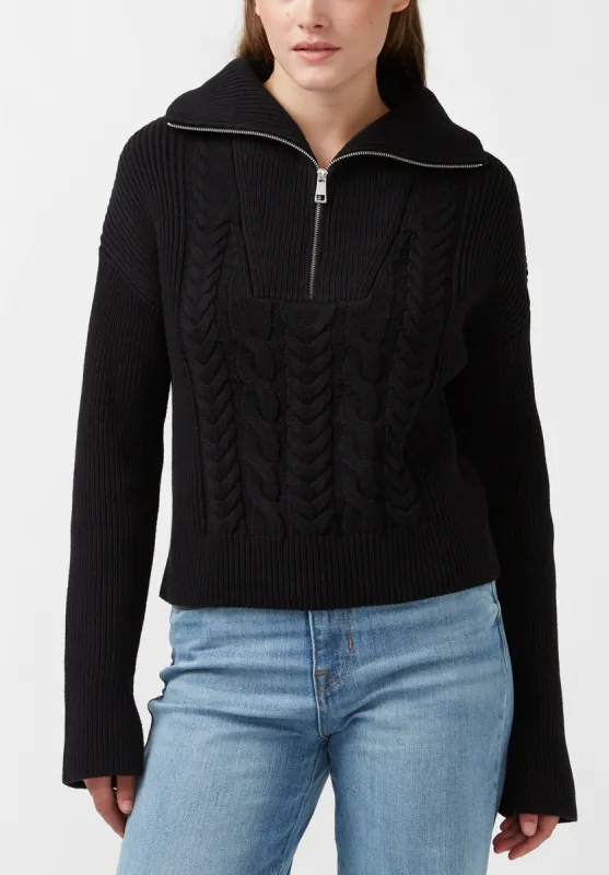 Sorella Women's Long Sleeve Sweater in Black - SW0032F sold by Buffalo David Bitton