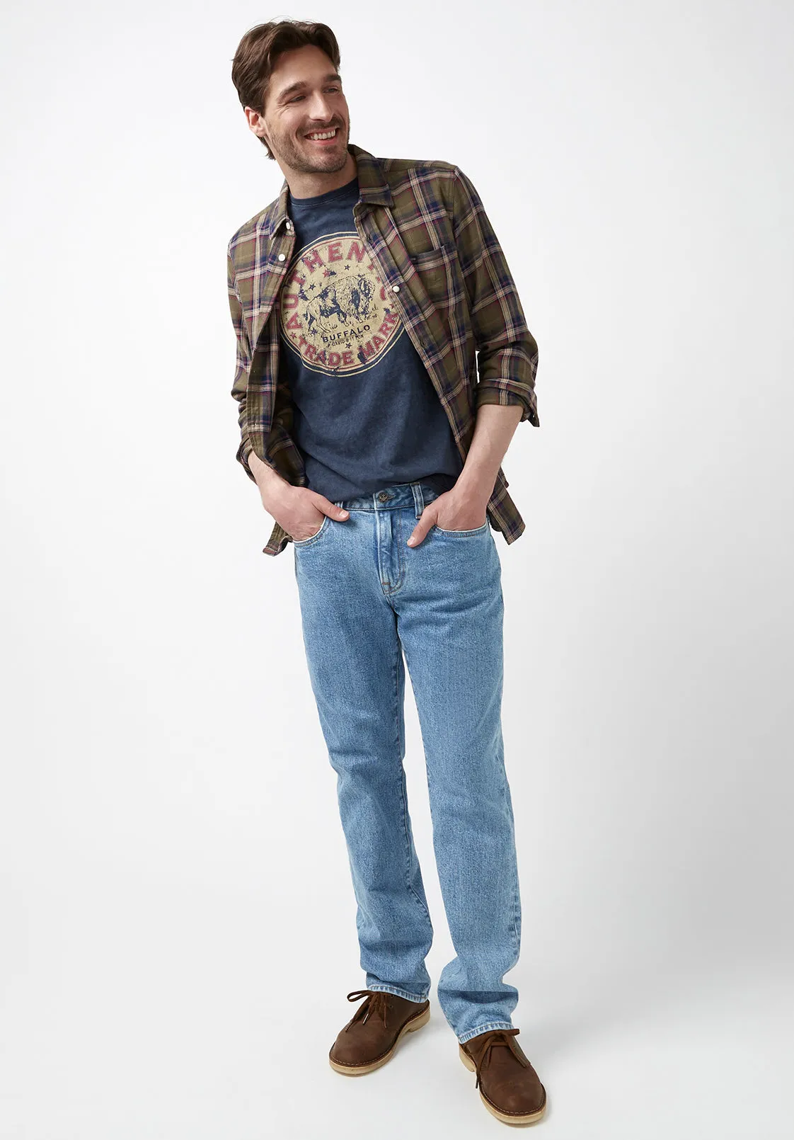 Togass Men’s T-Shirt in Navy- BM24168 sold by Buffalo David Bitton product image thumbnail 5