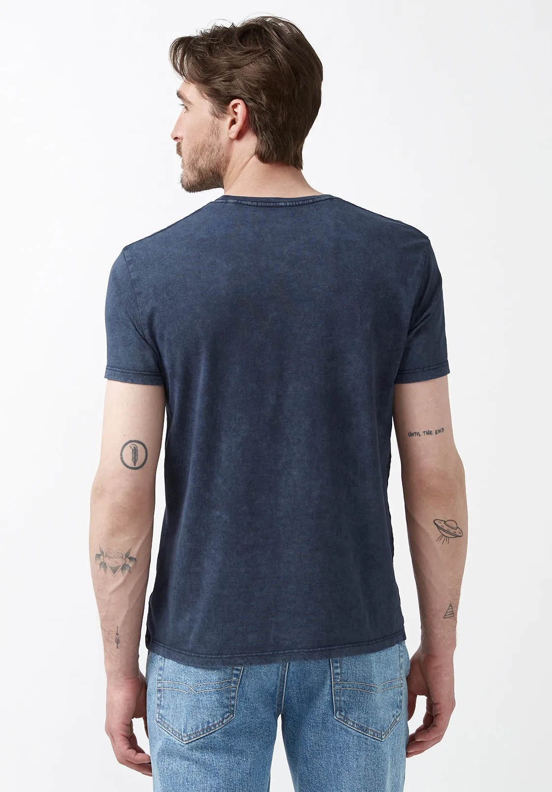 Togass Men’s T-Shirt in Navy- BM24168 sold by Buffalo David Bitton product image thumbnail 3