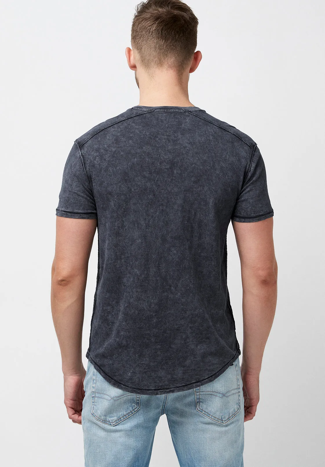 Kamiz Acid Wash Pocket T-Shirt - BM23839 sold by Buffalo David Bitton product image thumbnail 2