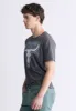 Tilton Men's Short-Sleeved Graphic T-Shirt, Charcoal - BM24473 sold by Buffalo David Bitton
