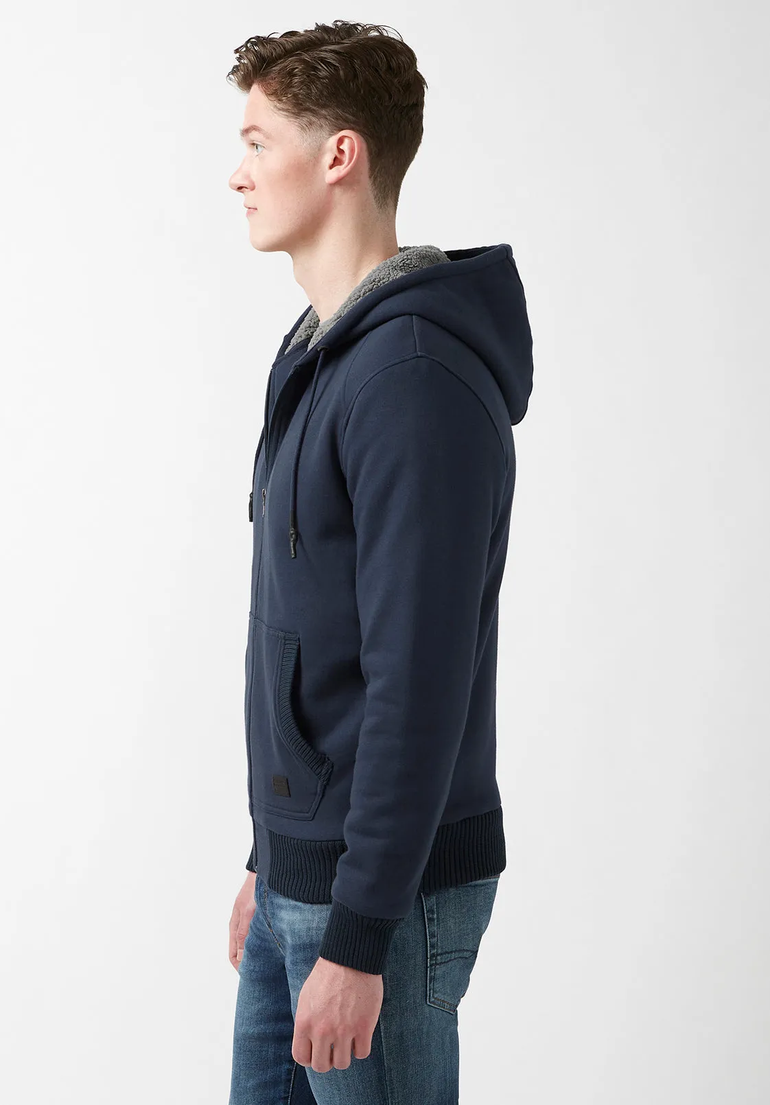 Fasox Navy Men’s Sweatshirt - BM24161 sold by Buffalo David Bitton product image thumbnail 4
