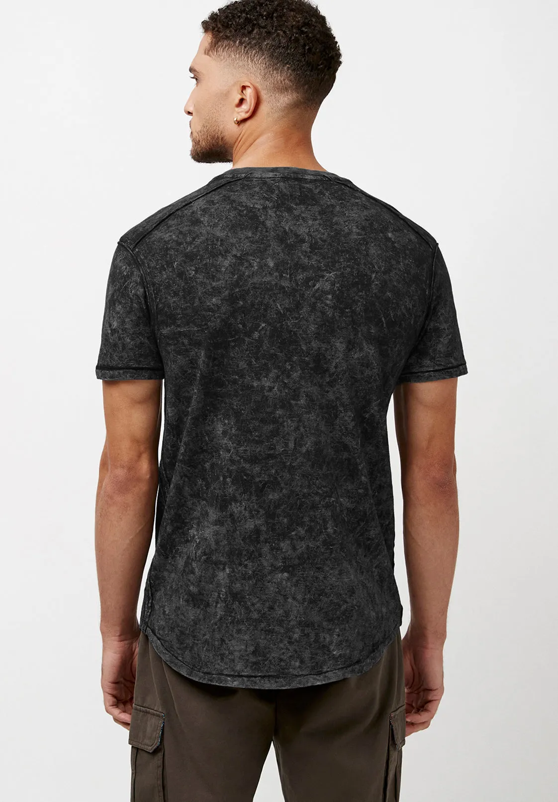 Kamiz Acid Wash Pocket T-Shirt - BM23839 sold by Buffalo David Bitton product image thumbnail 2