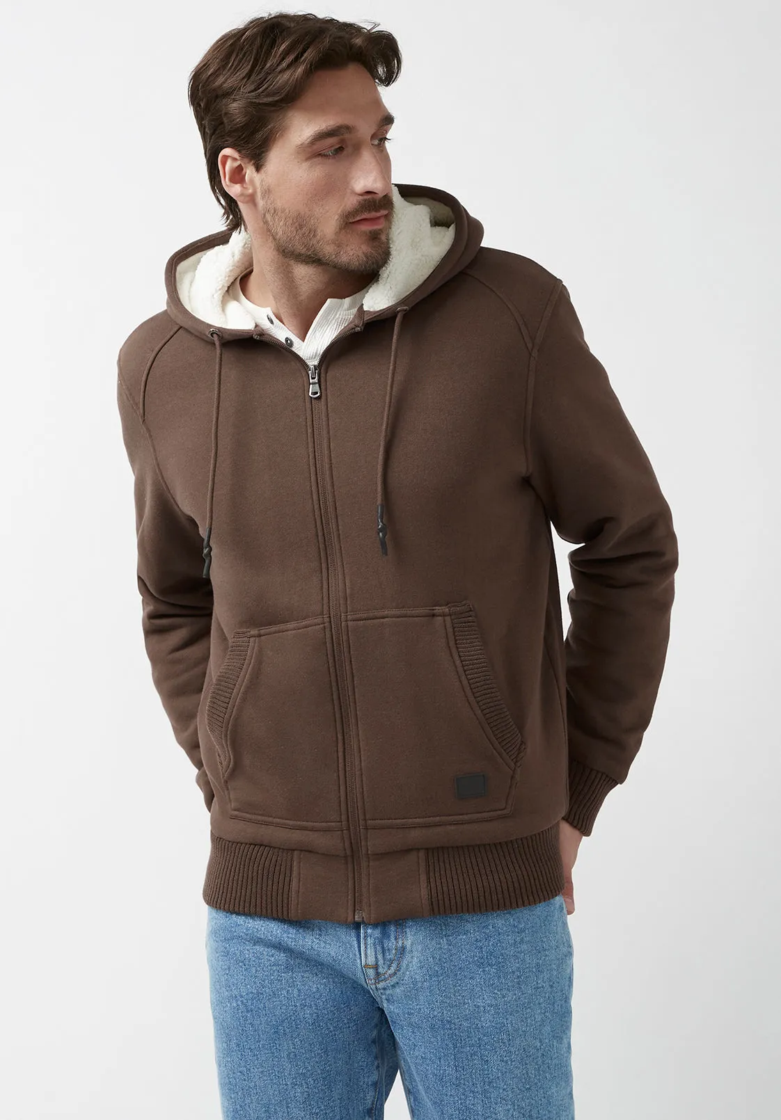 Fasox Brown Men’s Sweatshirt - BM24161 sold by Buffalo David Bitton product image thumbnail 4