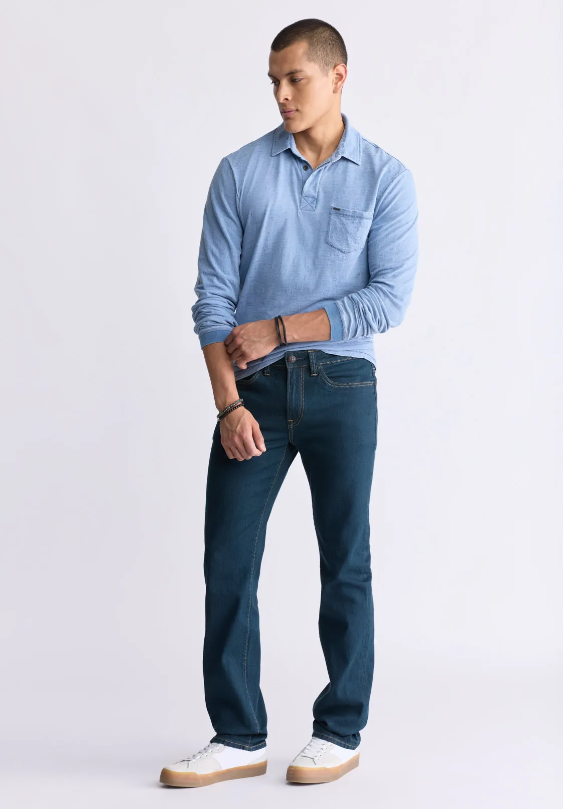 Straight Six Men's Jeans in Tinted Indigo - BM22997 sold by Buffalo David Bitton product image thumbnail 5