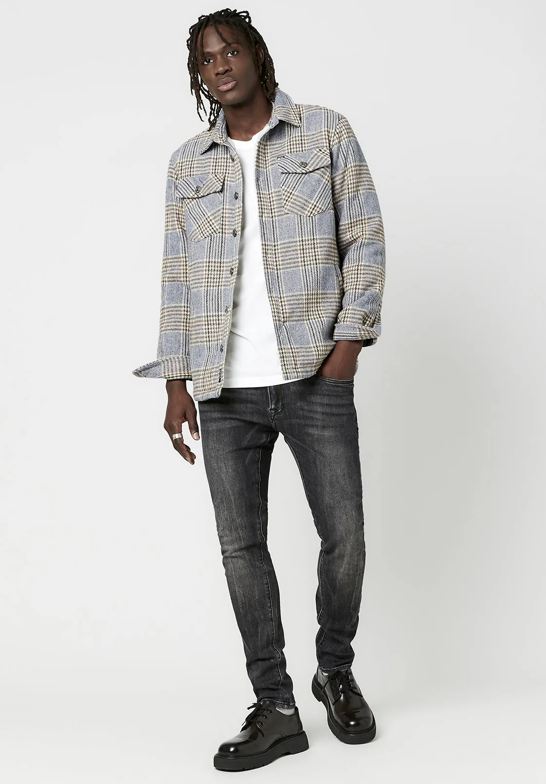 Sherpa-Lined Jaswe Shacket - BM23645 sold by Buffalo David Bitton product image thumbnail 5