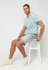 Relaxed Straight Dean Acid Creased Grey Shorts - BM22773 sold by Buffalo David Bitton