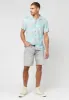 Relaxed Straight Dean Acid Creased Grey Shorts - BM22773 sold by Buffalo David Bitton