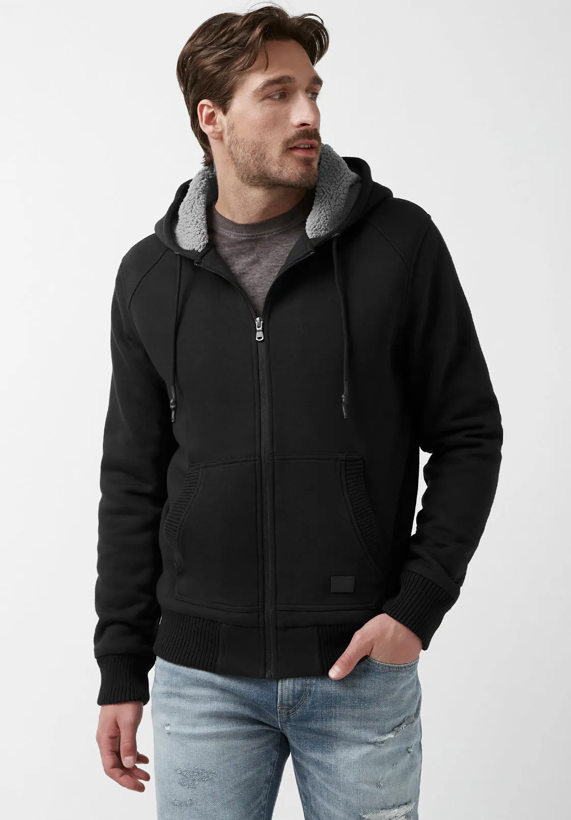 Fasox Black Men’s Sweatshirt - BM24161 sold by Buffalo David Bitton product image thumbnail 3