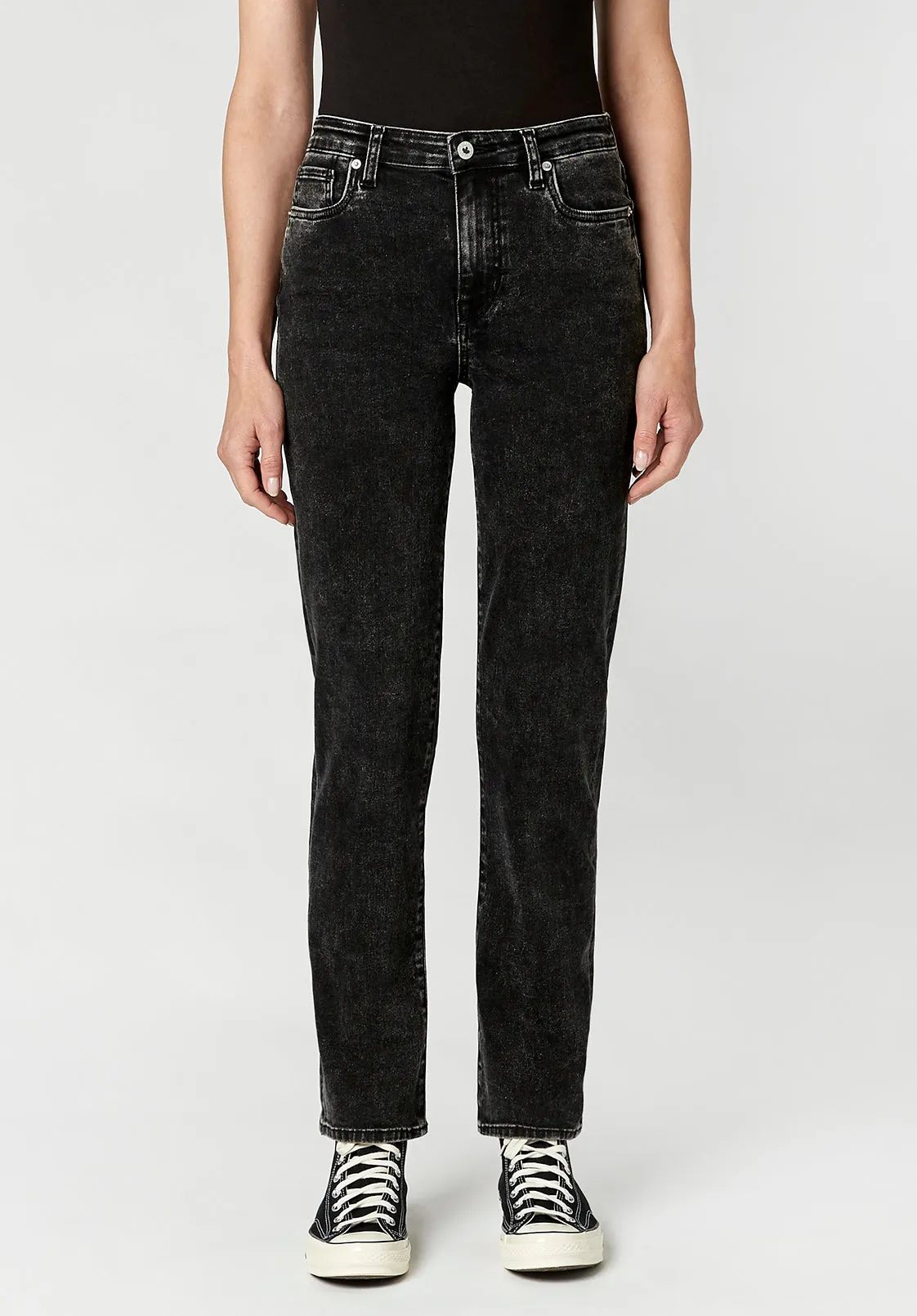 STRAIGHT JAYDEN Acid Wash High Rise Jeans - BL15733 sold by Buffalo David Bitton