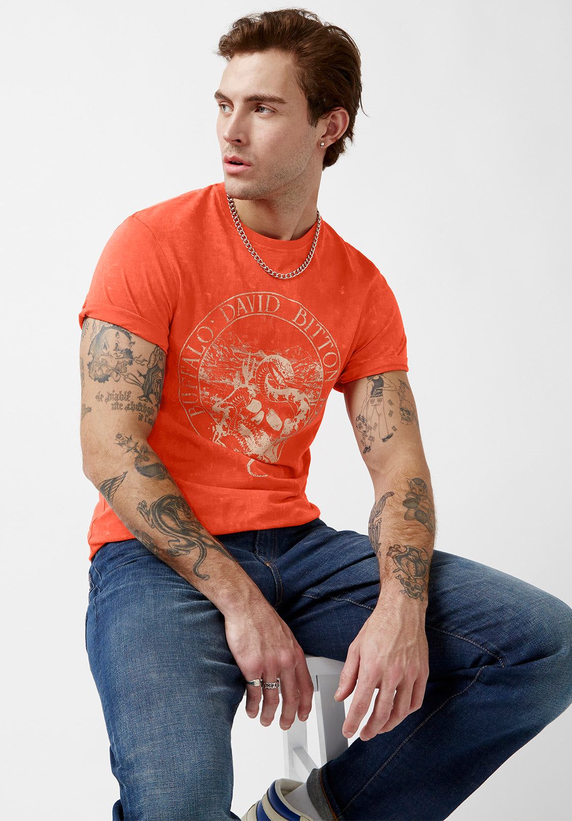 Tiskul Redwood Short-Sleeve Men’s T-shirt - BM24001 sold by Buffalo David Bitton product image thumbnail 3