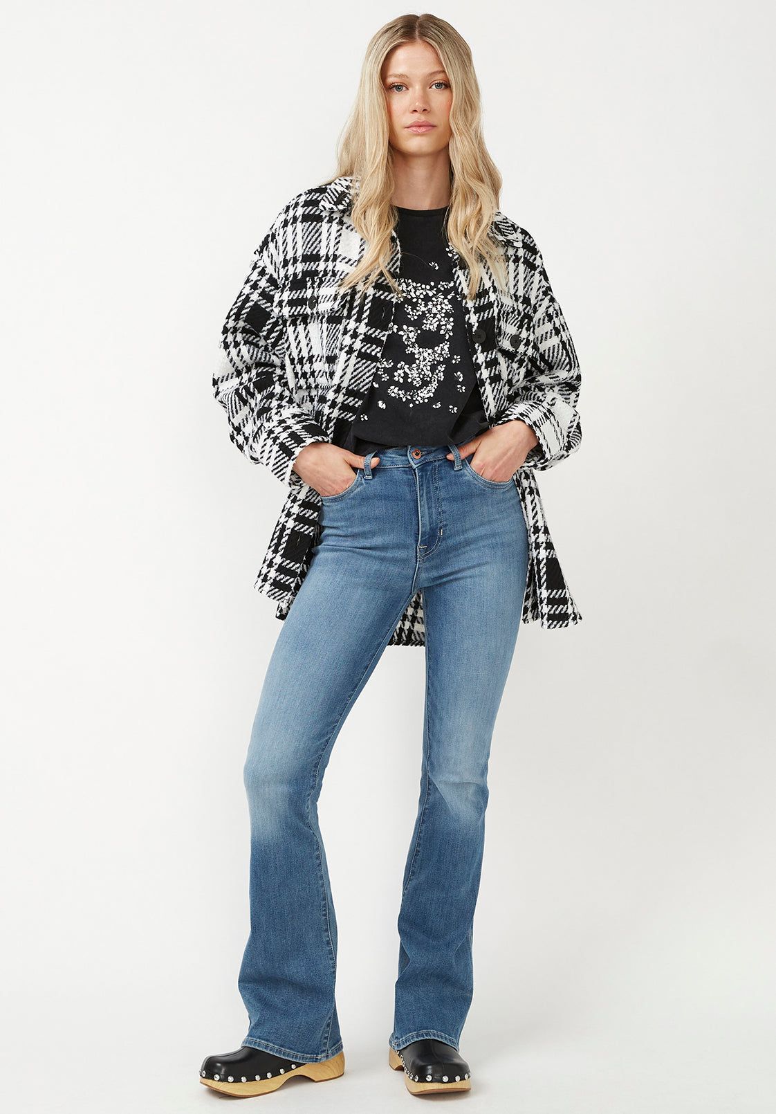 Darcy Women's Boyfriend T-Shirt in Black - KT0042S sold by Buffalo David Bitton product image thumbnail 5