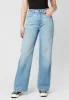 High Rise Wide Leg Addie Women's Jeans in Acid Wash - BL15793 sold by Buffalo David Bitton