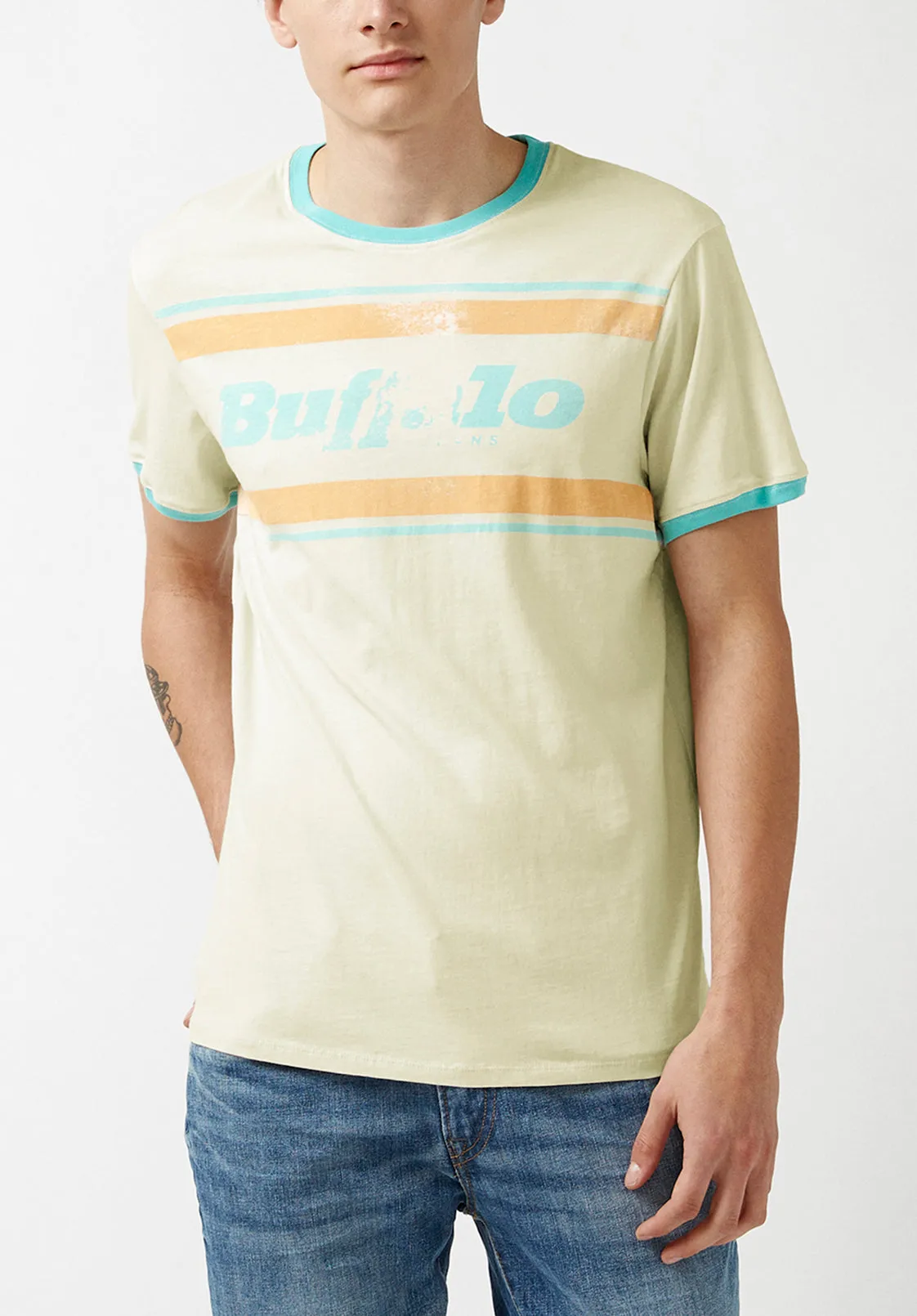 Turbrook Vintage Wash T-Shirt - BM23875 sold by Buffalo David Bitton