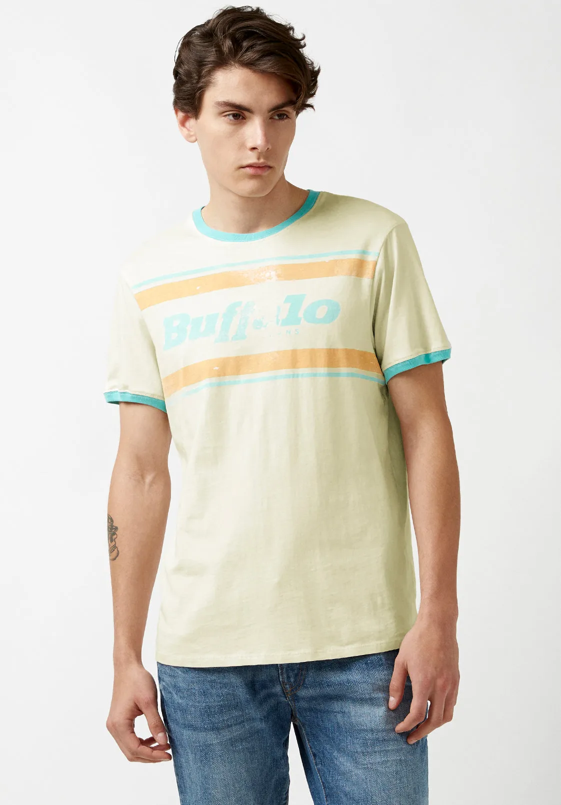 Turbrook Vintage Wash T-Shirt - BM23875 sold by Buffalo David Bitton product image thumbnail 3