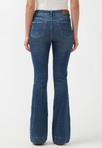 Joplin High Rise Flared Women's Jeans in Blue - BL15942 sold by Buffalo David Bitton