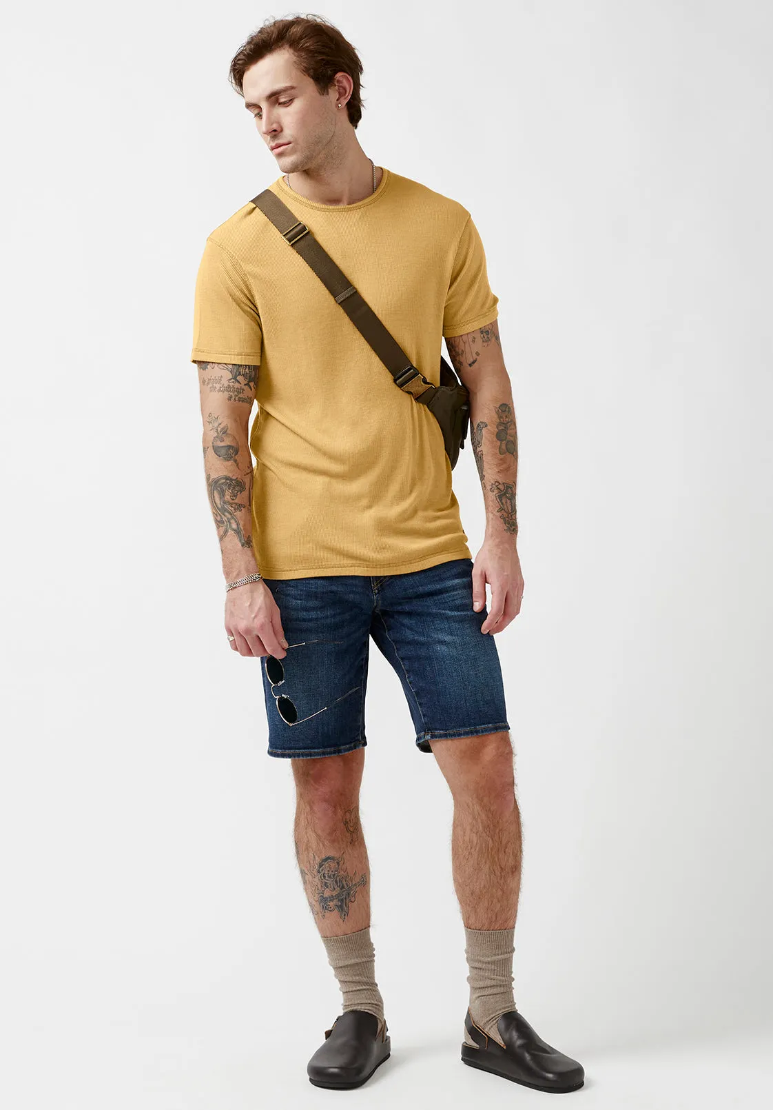 Kabut Tan Short-Sleeve Men’s Top - BM23994 sold by Buffalo David Bitton product image thumbnail 5