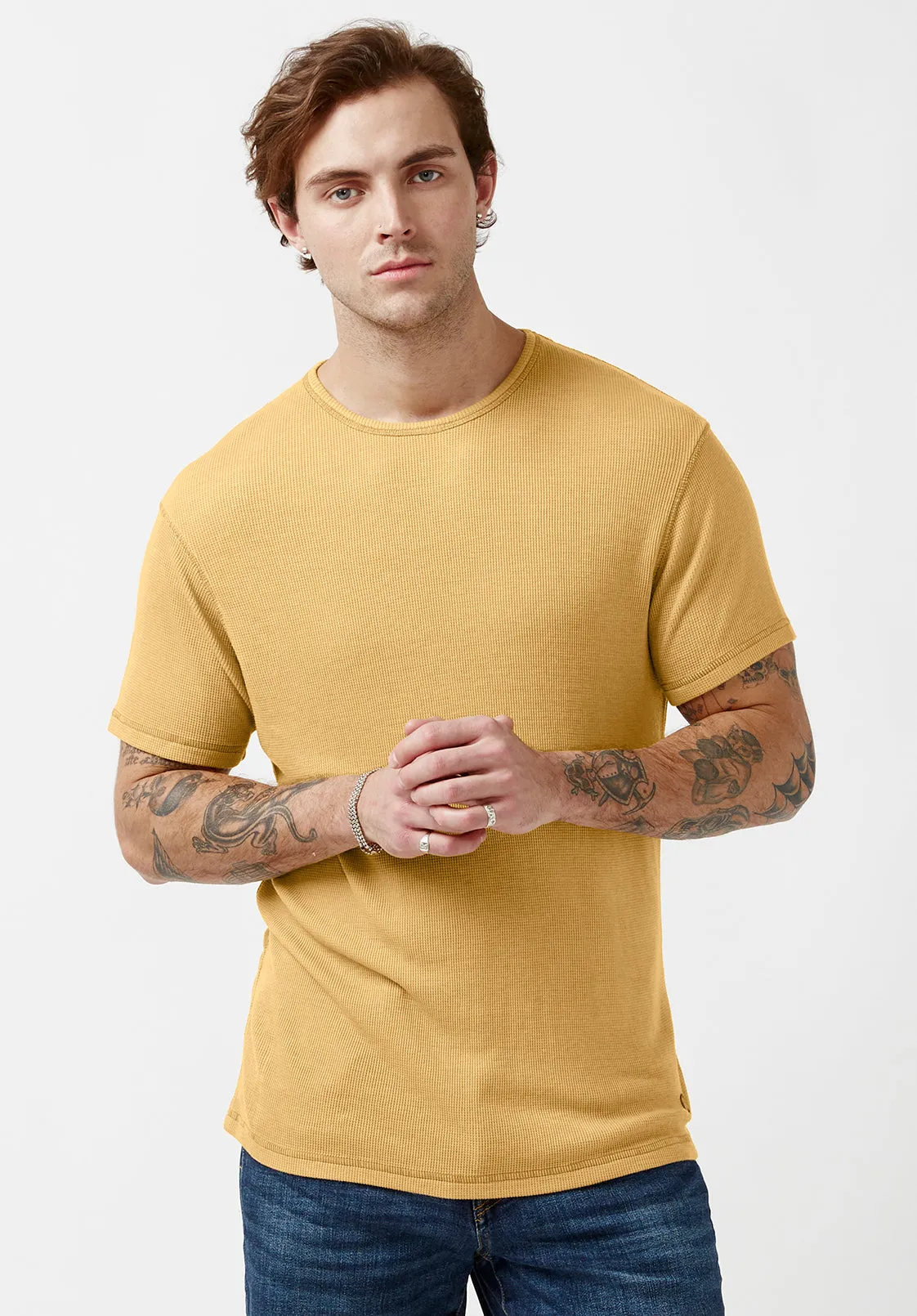 Kabut Tan Short-Sleeve Men’s Top - BM23994 sold by Buffalo David Bitton product image thumbnail 3