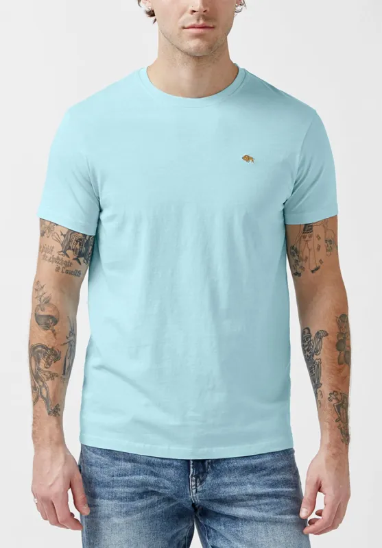 Tipima Men’s Short-Sleeve T-Shirt in Sky Blue - BM23995 sold by Buffalo David Bitton