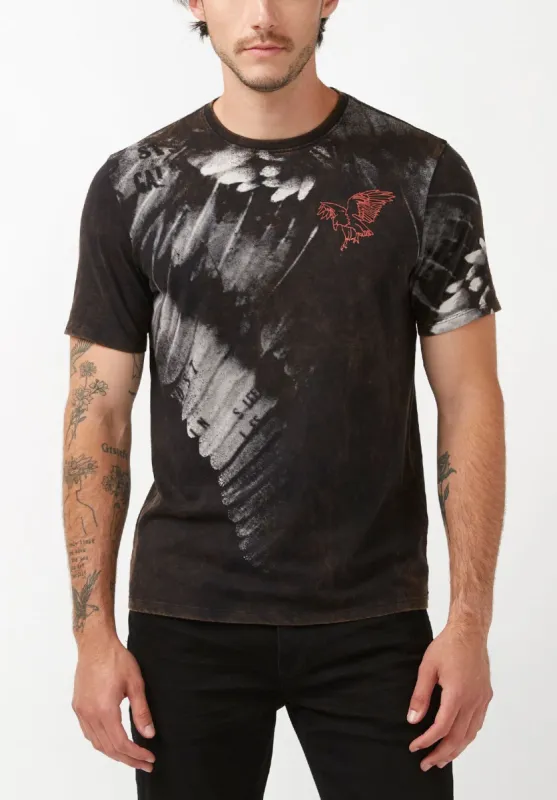 Tambor Men's Graphic T-Shirt in Black - BM24267 sold by Buffalo David Bitton