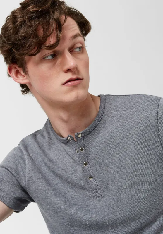 Kiwool Faded Henley T-Shirt - BM23514 sold by Buffalo David Bitton