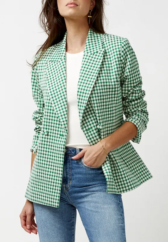 Bryce Women's Blazer in Green - JK0002P sold by Buffalo David Bitton