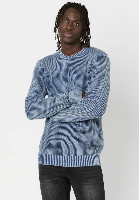 Textured Knit Washy Sweater - BM23793 sold by Buffalo David Bitton